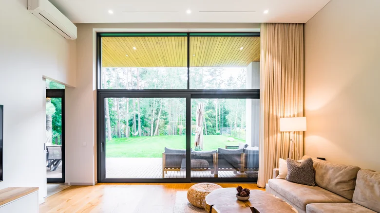 Clean residential windows in Kanata home allowing natural light into living space